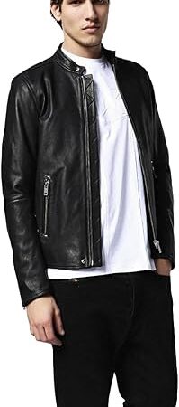 TOP LEATHER (C24) from Collar Premium Leather Jacket Men - Vintage Style Everyday Wear Real Lambskin Mens Leather Jacket